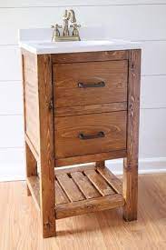 The plumber assured us that is to code and i am happy to have no visible pipes. Diy Bathroom Vanity For 65 Rustic Bathroom Vanities Diy Bathroom Vanity Diy Bathroom