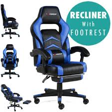 Since then, the brand has evolved into the number one brand for all things gaming. Gtforce Turbo Blue Leather Racing Sports Office Chair In Black And Blue