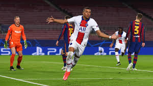 Поставить на обе забьют можно за 1,4. Pszh Obygral Barselonu V Pervom Matche 1 8 Ligi Chempinov Blagodarya Het Triku Kiliana Mbappe Eurosport
