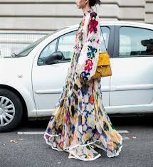 Retro Lapel Long Sleeve Printed Chiffon Maxi Dress W I K I Print Chiffon Maxi Dress Chiffon Maxi Dress Print Chiffon