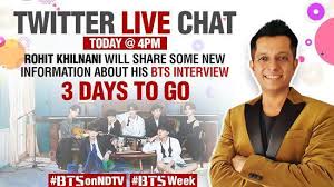 The world's most popular band bts spoke to ndtv's rohit khilnani about their music, fans, and more. Bts On Ndtv 3 Days To Go