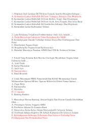 Yang bukan merupakan faktor pembentuk keunggulan bangsa indonesia adalah. Doc Soal Soal Sejarah Decca Enno Wulan Suci Academia Edu