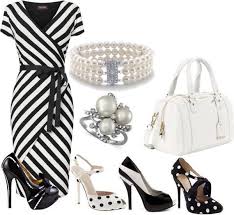 Combination Of Clothes Accessories Picture Combination Of Clothes And Accessorize Pics Black And White Wedding Outfit Accessories Fashion Autumn Fashion