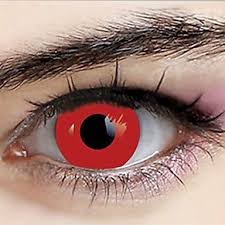 Naruto Ranmaru Pure Red Cosplay Contact Lenses 1 Pair Usd 9 99 Cosplay Contacts Naruto Contact Lenses Halloween Contacts