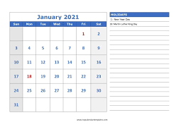 Our calendar templates are free to download and available in many formats such as word, excel, pdf or png. Free January 2021 Calendar Printable Monthly Template