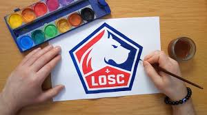 Logo vector photo type : Comment Dessiner Le Logo Du Losc Lille How To Draw The Lille Osc Logo Ligue 1 Youtube