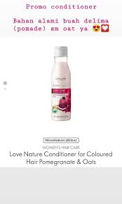 Salah satu tanda penuaan adalah menurunnya fungsi otak untuk mengingat. Love Nature Conditioner Buah Delima Oat Kesehatan Kecantikan Kulit Sabun Tubuh Di Carousell