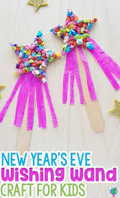 Here are 10 of our favorite popcorn crafts. New Years Craft For Kids Wishing Wand