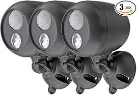 Mr Beams Mb363 Wireless Led Spotlight With Motion Sensor And Photocell Dark Brown 3 Pack Landscape Spotlights Amazon Com