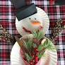 Paper Plate Snowman Table Setting from www.livinglocurto.com