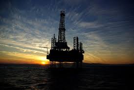 Off Shore Oil Rig Sunset Oil Rig Offshore Oilfield