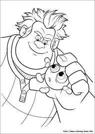 Wreck It Ralph Coloring Picture Disney Coloring Pages Coloring Pages Disney Princess Coloring Pages