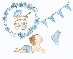 Baby Boy Clipart Baby Clip Art Baby Shower Invitation Diy Etsy Baby Clip Art Baby Shower Invitations Diy Baby Shower Souvenirs Boy