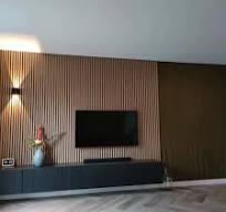 3 Side Veneer Akupanel Acoustic Wood Slat Panel Ceiling ...