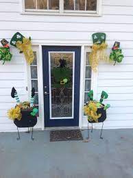 St Patrick S Day Porch St Patrick S Day Decorations Porch Decorating Front Porch Decorating