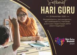 Di dalam upaya memperingati momentum hari guru nasional tahun 2020, kementerian pendidikan dan kebudayaan (kemendikbud) telah memberikan berbagai apresiasi terhadap dedikasi guru. Hari Guru Nasional Dialektis Co