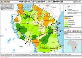 Explore maps map directory contributors add map!sign in / up. Production And Trade Flow Map Tanzania Rice August 2018 United Republic Of Tanzania Reliefweb