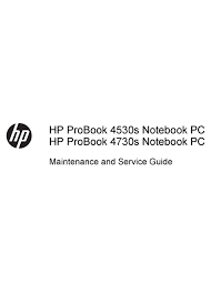 This tip is pointed and is made after cutting four flutes. Hp Probook 4530s Maintenance And Service Manual Pdf Download Manualslib