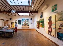 Jules De Balincourt Bushwick Ffffff Walls Painters Studio Jobs In Art Artist Studio