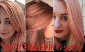 hair diy three ways to get rose gold pale pink hair bellatory