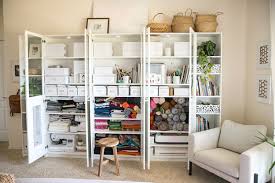 Just put a few skewers in a shaker jar and add your bobbins. Making Room For A Crafting And Sewing Space In A Bedroom
