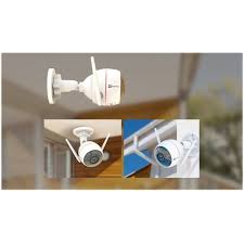 Ezviz C3w Indoor Outdoor Wireless 1080p Network Security Camera Black White Ez3101b2 Best Buy In 2020 Outdoor Security Camera Security Camera Camera