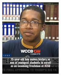 Josiah Matthews skipped multiple grades at Matthews Intellectual Academy to  jump into computer science at Johnson C. Smith University.