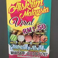 Perisanya juga ada berbagai, ada juga yang mengolah resepi mengikut kreativiti sendiri. Aiskrim Malaysia V Photos Facebook
