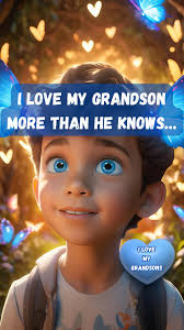 I love my grandson more than he knows.