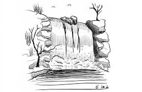 Beberapa jenis pemandangan alam tersebut misalnya pantai, laut, alam bawah laut hingga gunung. 15 Contoh Gambar Sketsa Pemandangan Alam Broonet