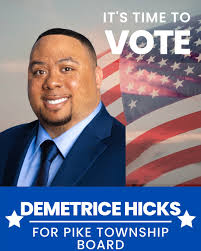 I'm at the polls today meeting voters! A special thank you to all my  volunteers spreading the word about why Hicks is the pick for Pike Township  Board, District 2.