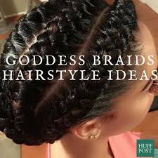 Goddess braids are not just for those with long hair. 10 Goddess Braid Hairstyles To Show Your Stylist For Inspiration Huffpost Life
