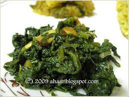Mulor Saag Radish Greens Radish Greens Cooked Veggies Indian Food Recipes
