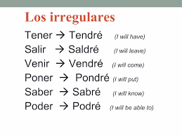 Future tense irregular | PPT