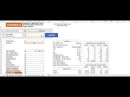 Una vez el salario mínimo en chile de un aumento considerable, entonces también las prestaciones por asignación familiar y maternal también sufrirán cambios o aumentos. Sueldo Liquido En Excel