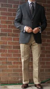 Black Blazer Khaki Pants Black Shoes Charcoal Blazer Khaki Pants Google Search