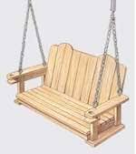 Determine the final position of the swing, then carefully measure and mark the location of the individual posts. Porch Swings Free Woodworking Plans And Projects Building Instructions Woodworkersworkshop