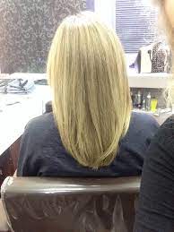 One Length Haircut With Square Layers One Length Haircuts Round Haircut One Length Hair