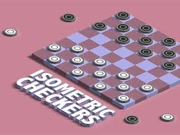 Isometric Checkers Mockup Isometric Checkers Game Checkers