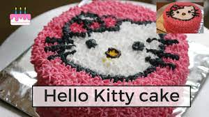 Inginkan kek perkahwinan, hantaran dan harijadi yang unik dan menarik, memenuhi citarasa anda, dan unik untuk kek hello kittysatu lagi kek hello kitty yang ditempah. How To Make A Hello Kitty Cake With Icing Decoration Whipped Cream Tutorial Cake Decorating Diy Youtube