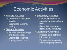 Tourism as a tertiary economic activity Economic Geography Ppt Download