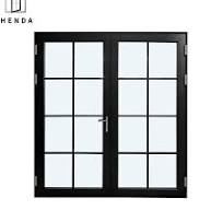 Factory Price Aluminium Door Thermal Break Double French Doors