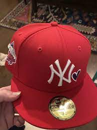 New Era Black New York Yankees Heart 59fifty Fitted Hat