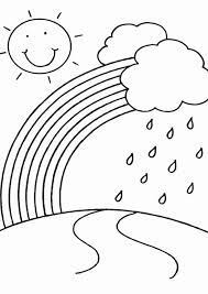 Free Easy To Print Rainbow Coloring Pages Kindergarten Coloring Pages Free Coloring Pages Spring Coloring Pages