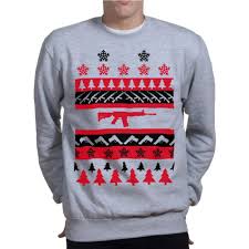 Guns Ugly Christmas Mens Sweatshirt Forged From Freedom