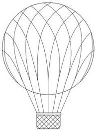Start by cutting out the hot air balloon elements from the template and trace the basket onto reddish or brown card stock. Hot Air Balloon Printable Template Free Digital Hot Air Balloon Stamp Hot Air Balloon Craft Balloon Template Air Balloon