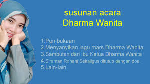 Susunan panitia resepsi pernikahan free download as word doc doc docx pdf file pdf text file txt or read online for. Susunan Acara Dharma Wanita Pertemuan Rutin Arisan Pelantikan Hut