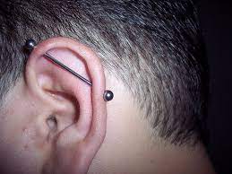 I Really Want My Industrial Done But With 4x12 Cones Instead Of Balls Http Www Bodyjewelrysource Com Col Guys Ear Piercings Ear Piercings Body Jewelry Nose