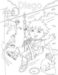 Dora coloring pages dora coloring pages! Go Diego Go Coloring Pages