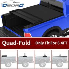 Oedro Fit For 2002 2020 Ram 1500 Short Bed 6 4 Four Quad Fold Tonneau Cover For Sale Online